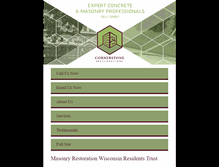 Tablet Screenshot of masonrywi.com